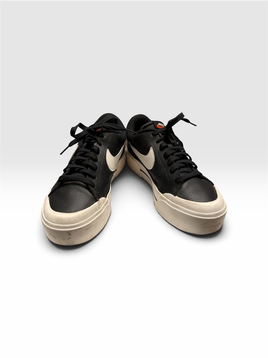 Nike Shoes - Nike Men’s Black and Cream Platform Low-Top Sneakers